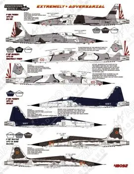 FTD48092 A-4 Skyhawk, F-5 Tiger II & F-16 Viper TOPGUN, VF-126, VFC-13, VFC-111