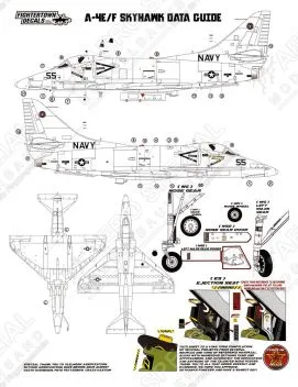 FTD48092 A-4 Skyhawk, F-5 Tiger II & F-16 Viper TOPGUN, VF-126, VFC-13, VFC-111