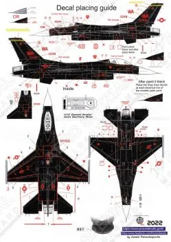 PRO322201 F-16C Block 42 Fighting Falcon WRAITH