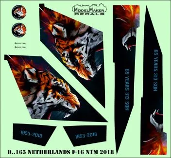 MOD48165 F-16 BM Fighting Falcon NATO Tiger Meet 2018