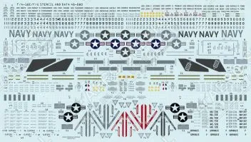 FBD48080 F/A-18E/F Super Hornet & EA-18G Growler Stencils und allgemeine Markierungen