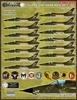 FD&S4826 F-105D/F/G Thunderchief Colours & Markings Part 1