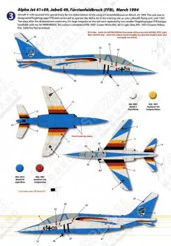 WMD48010 Alpha Jet A JaboG 43 & JaboG 49 Deutsche Luftwaffe Sonderanstriche