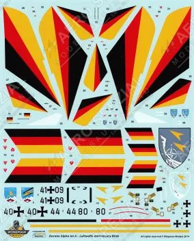 WMD48010 Alpha Jet A JaboG 43 & JaboG 49 Deutsche Luftwaffe Sonderanstriche