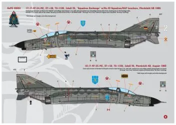 HOPD48002 F-4F Phantom II Deutsche Luftwaffe in Norm 81A/B-Tarnung