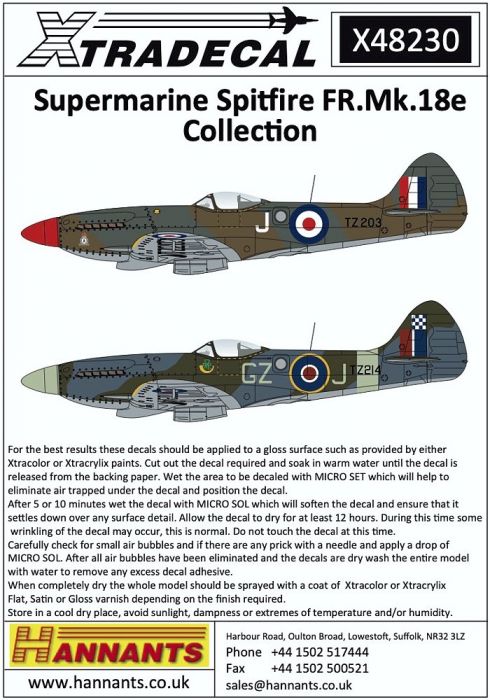 XD48230 Spitfire FR.18e