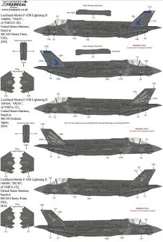 XD72337 F-35A/B Lightning II U.S. Air Force/U.S. Marines