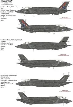 XD72338 F-35A/B Lightning II Worldwide Collection