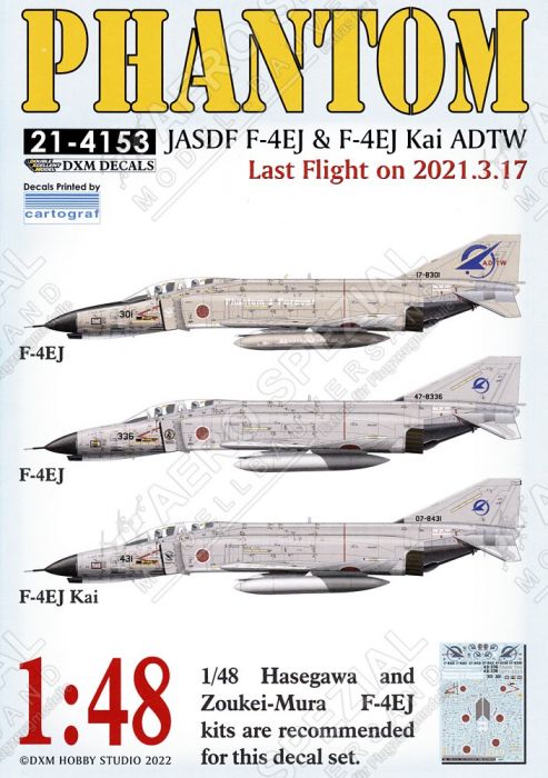DXM48049 F-4EJ & F-4EJ Kai Phantom II ADTW letzter Flug