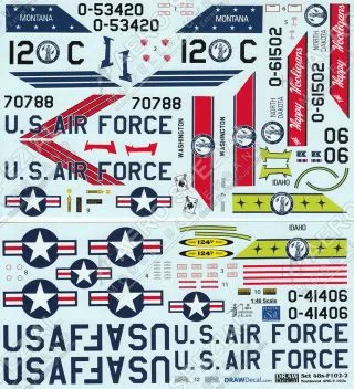 DRD4808 F-102A Delta Dagger Northwestern Air National Guard Units