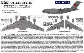 DRD4407 C-17A Globemaster III International Air Forces Update