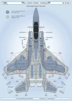 PK48002 F-15A/B/C/D Eagle USAFE Bitburg/Spangdahlem