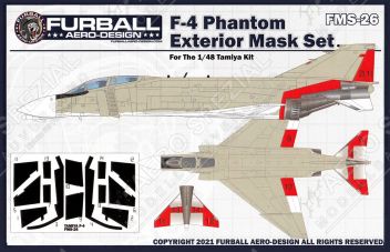 FMS4826 F-4B Phantom II Außenbereich-Maskierfolie