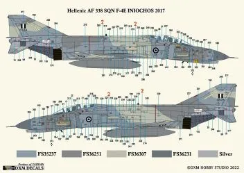 DXM48051 F-/RF-4E Phantom II griechische und iranische Luftwaffe