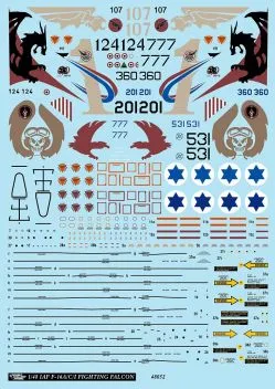 DXM48052 F-16 Netz/Barak/Sufa israelische Luftwaffe