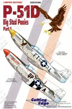 CED32080 P-51D Mustang Big Stud Ponies Part 1