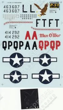 CED32080 P-51D Mustang Big Stud Ponies Part 1
