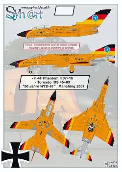 SY72135 F-4F Phantom II & Tornado IDS 50 Years WTD 61