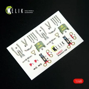 K48027 F-4B Phantom II 3D-gedruckte Cockpitdetails