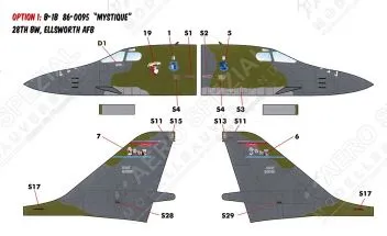 CD144025 B-1B Lancer Strategic Air Command