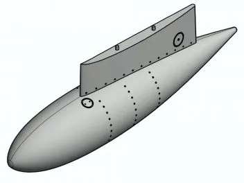 PR48R016 J 29 Tunnan Drop Tanks Type 1 (without Fins)