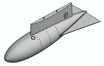 PR48R017 J 29 Tunnan Drop Tanks Type 1 (with Fins)