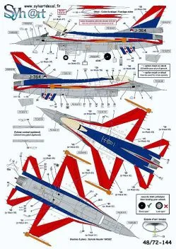 SY72144 F-16A Fighting Falcon J-364 Solo Display 1997-1998