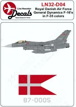 LN32-D04 F-16AM/BM Block 20 Fighting Falcon Royal Danish Air Force