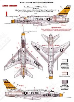 EU32131 F-100D Super Sabre U.S. Air Force Teil 1