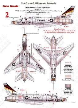 EU32131 F-100D Super Sabre U.S. Air Force Teil 1