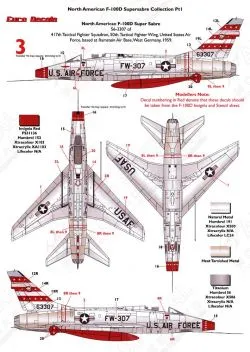 EU32131 F-100D Super Sabre U.S. Air Force Teil 1