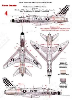 EU32131 F-100D Super Sabre U.S. Air Force Teil 1