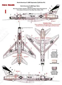 EU32132 F-100D Super Sabre U.S. Air Force Part 2