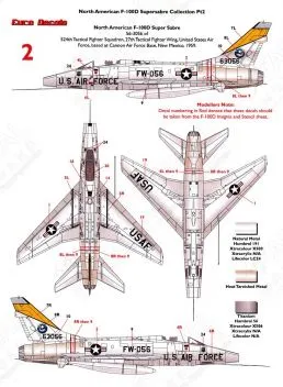 EU32132 F-100D Super Sabre U.S. Air Force Part 2