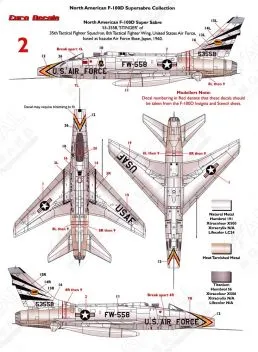 EU32133 F-100D Super Sabre U.S. Air Force Teil 3