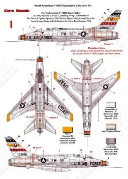 EU32134 F-100D Super Sabre U.S. Air Force Teil 4