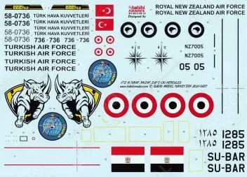 BDT72077 C-130 Hercules (Ägypten, Neuseeland, Türkei)