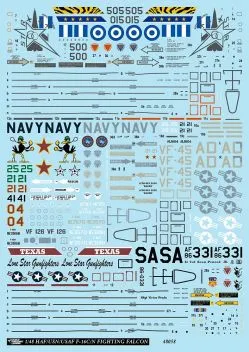 DXM48058 F-16 Fighting Falcon U.S. Air Force, U.S. Navy & griechische Luftwaffe