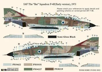 DXM72049 F-4E Phantom II israelische und südkoreanische Luftwaffe