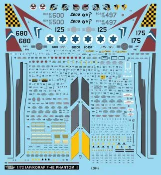 DXM72049 F-4E Phantom II israelische und südkoreanische Luftwaffe