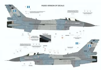 ZP48001 F-16 Fighting Falcon griechische Luftwaffe (inklusive 20-seitiger Broschüre)