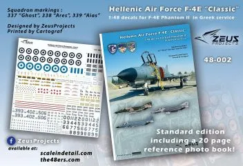 ZP48002 F-4E Phantom II Hellenic Air Force (including 20 pages booklet)