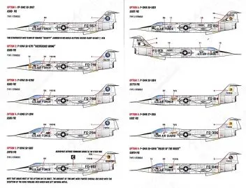 CD48202 F-104A/B/C Starfighter U.S. Air Force