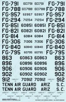 CD48202 F-104A/B/C Starfighter U.S. Air Force