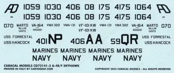 CD72141 A-4E/F Skyhawk U.S. Navy & U.S. Marines
