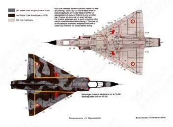 BD48155 Mirage IIIE französische Luftwaffe