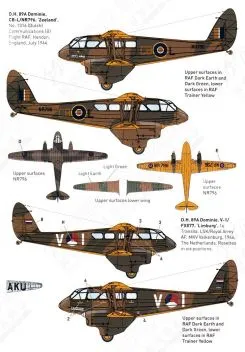DD48084 Anson & Dominie/Rapide Royal Netherlands Air Force and Navy