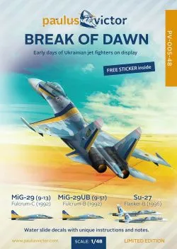 PV48005 MiG-29 Fulcrum & Su-27 Flanker Ukrainian Air Force