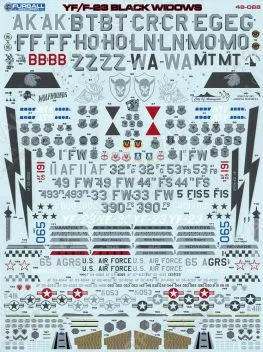 FBD48088 YF-/F-23 Black Widows