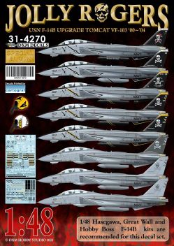 DXM48065 F-14B Upgrade Tomcat VF-103 Jolly Rogers